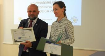 Wręczenie nagród w konkursie Agroliga 2022 I miejsce Aleksandra i Piotr Wacławikowie