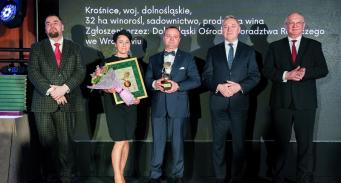 Laureaci XXIX edycji konkursu Rolnik Farmer Roku Beata i Dariusz Przerwa